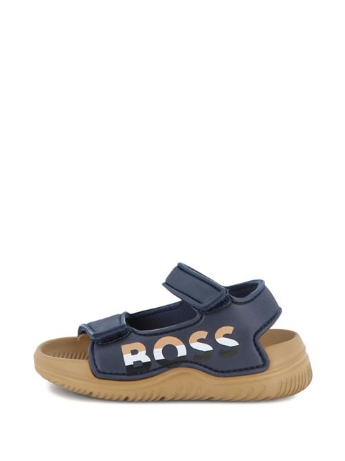 Sandalo unisex BOSS Kids blu in gomma BOSS KIDS | J52821849